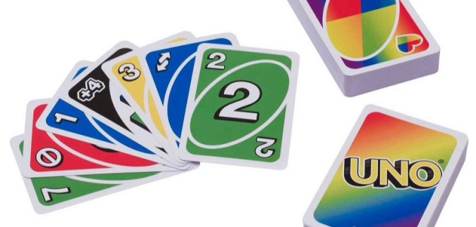 Juego de cartas con temática Pride UNO