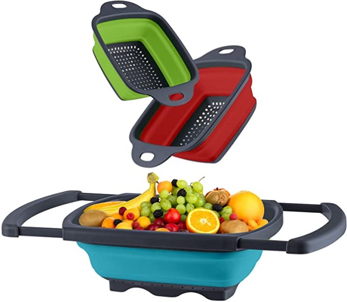 Juego de coladores retractiles QiMH