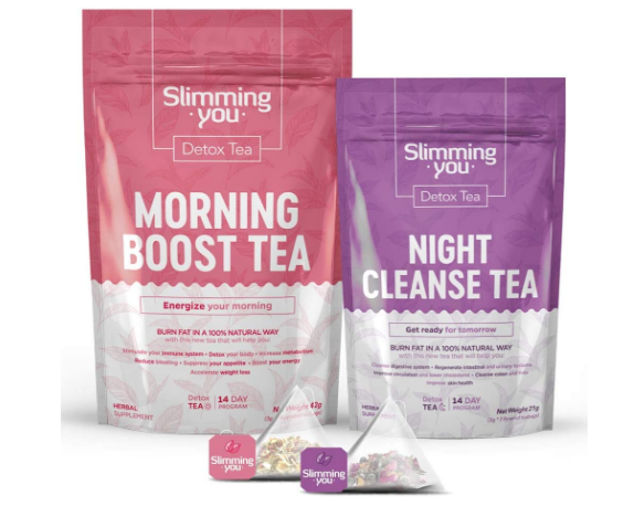 Paquete de té desintoxicante y controlador del metabolismo Taoistea