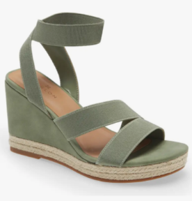 Sandalias de plataforma para dama Caslon