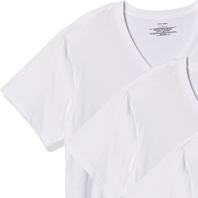 Set de franelas con cuello en V para hombres Calvin Klein