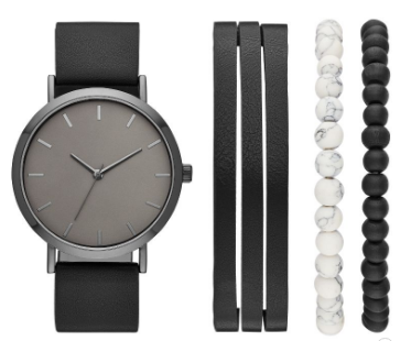 Set de reloj para caballeros con pulseras Goodfellow & Co