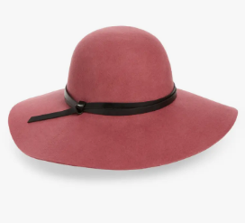 Sombrero para dama con detalle con cinta negra Nordstrom