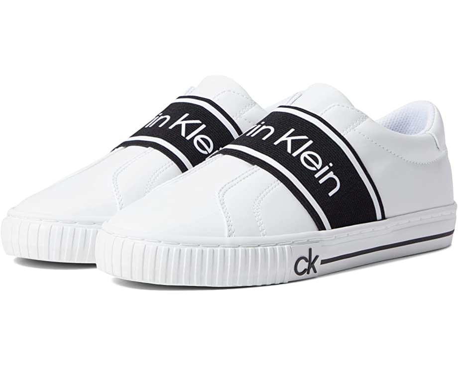 Zapatos blancos con elástico central Calvin Klein