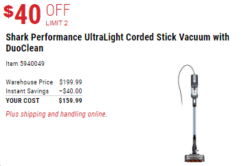 Aspiradora de mano ultraligera Shark – Ahorra $40