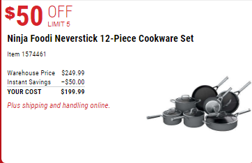 Batería de cocina de 12 piezas Ninja – Ahorra $40