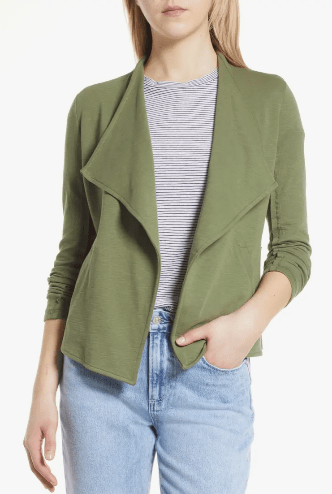 Blazer para dama de corte abierto Caslon