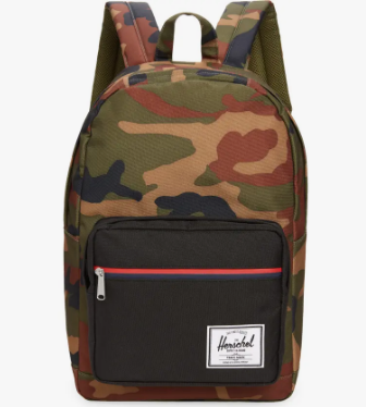 Bolso con bolsillo frontal grande y estampado militar Herschel Supply Co.