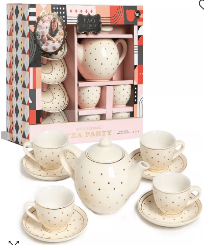 Juego de té de cerámica Fao Schwarz