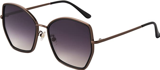 Lentes de sol para dama con marco de metal Frye