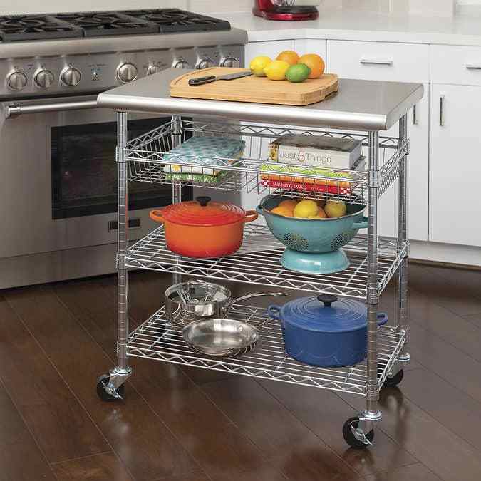 Mesa auxiliar de cocina Seville Classics