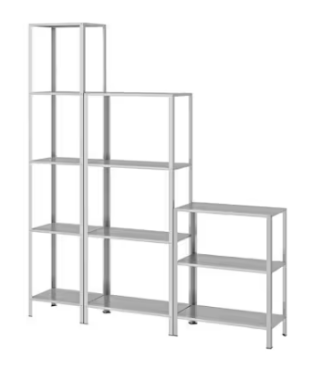 Rack de metal organizador