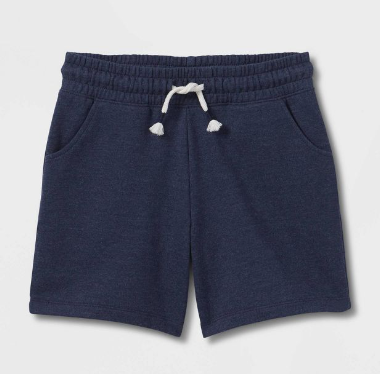 pantalon corto para niñas azul