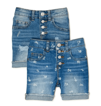 Short de jean azul para dama Wonder Nation