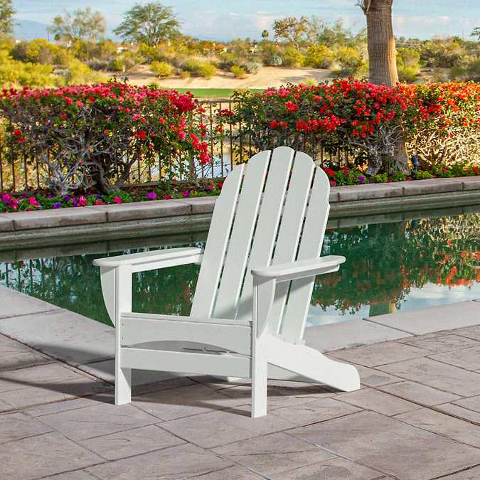 Silla de plástico para patio Polywood