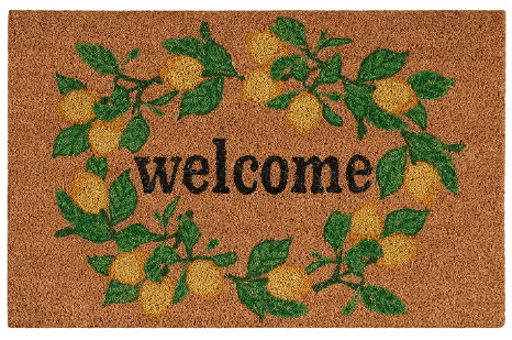 Alfombra recibidora con frase Nourison – Ahorra 70%