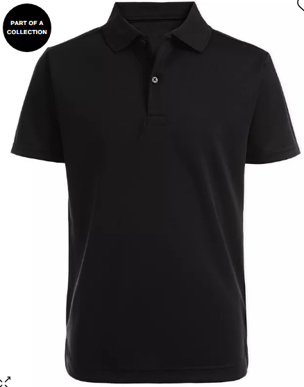 . Chemisse negra clásica para niños Nautica