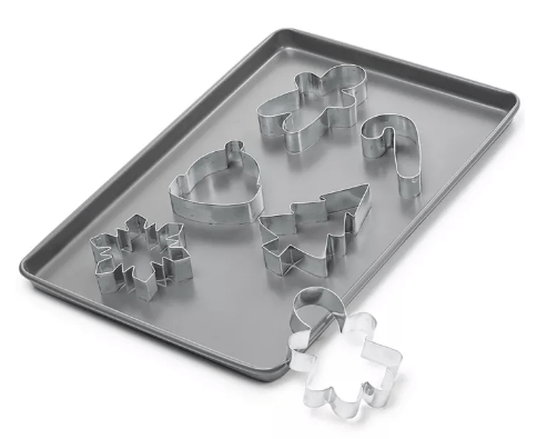 Juego de cortadores de galletas con bandeja Martha Stewart Collection – Ahorra 80%