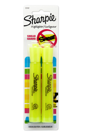 Juego de resaltadores fluorescentes Sharpie