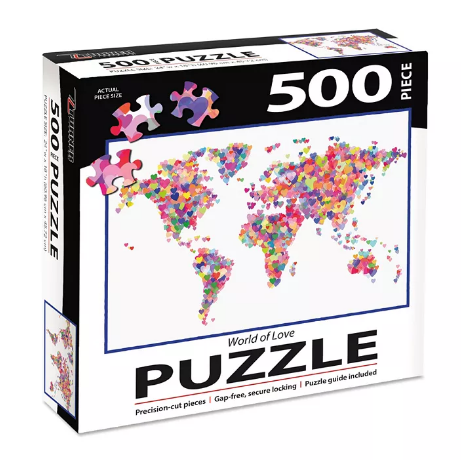 Juego de rompecabezas con forma de mundo Lang – Ahorra 61%