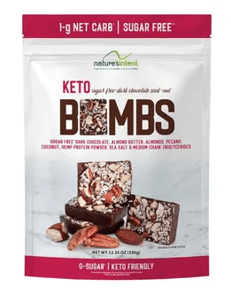 Paquete de bombones de chocolate bajo régimen keto Nature's Intent