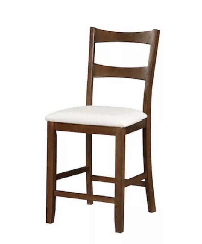 Silla de madera con asiento acolchado Macy’s – Ahorra 85%