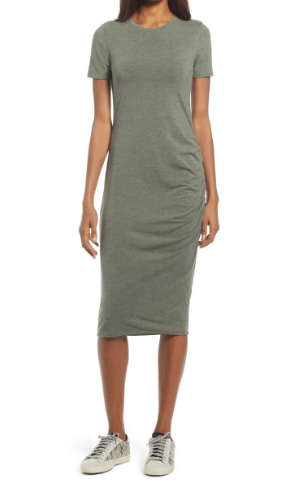 Vestido de corte deportivo gris para dama Treasure & Bond