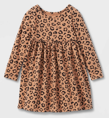 Vestido ligero para niña con estampado animal print Cat & Jack