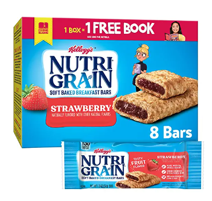 Caja de barras blandas de cereales para el desayuno Nutri-Grain