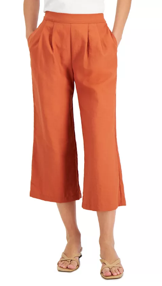 Pantalones cullote de corte pequeño Alfani