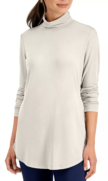 Suéter ligero con cuello de tortuga JM Collection