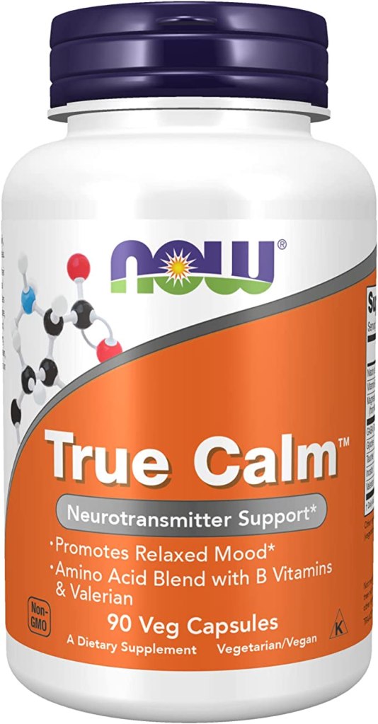 Suplemento con vitaminas para la calma Now