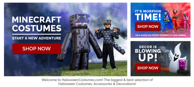 Disfraces y decoración para el hogar en Halloween Costumes