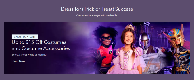 Trajes para toda la familia en Disney