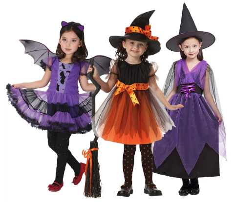 Disfraces para niñas de brujas y mariposas