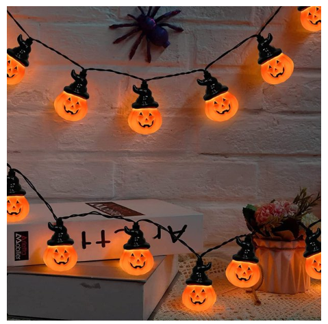 Luces para decorar la casa o el patio en Halloween