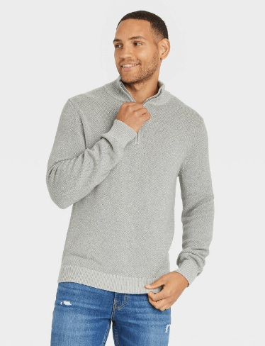 Jersey cuello alto para hombre con 17% de descuento