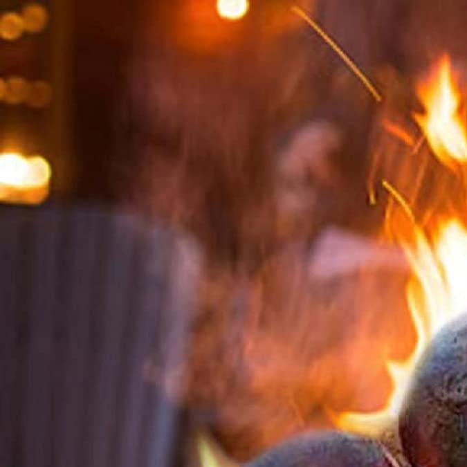 Cabezas de calavera de cerámica para chimeneas Garent