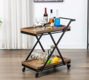 Carrito de entretenimiento de dos niveles Better Homes & Gardens