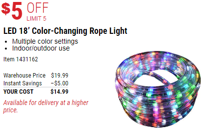 Cinta LED multicolor decorativa Global Value Lighting