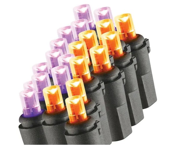 Luces decorativas para adornar espacios en Halloween. Crédito: The Home Depot