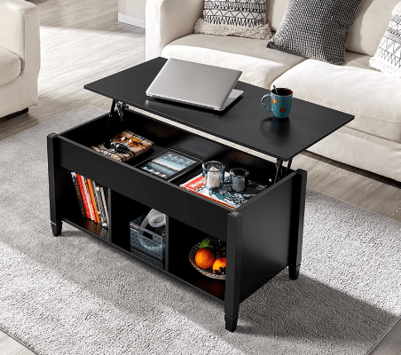 Mesa de sala con base superior movible Alden Design