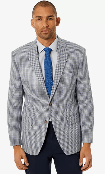Saco para caballeros con estampado a cuadros pequeños Ralph Lauren