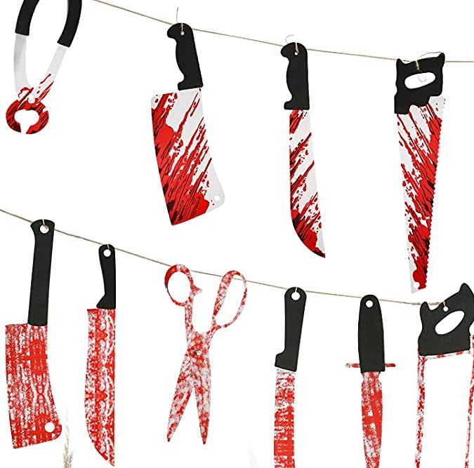 Set de armas y partes de cuerpos espantosas Lansian