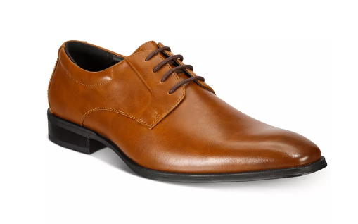 Zapatos de vestir para caballeros de cuero marrón Alafani