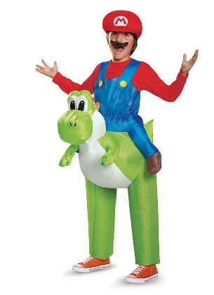 Disfraz para niños de Mario y Yoshi Halloween Costume