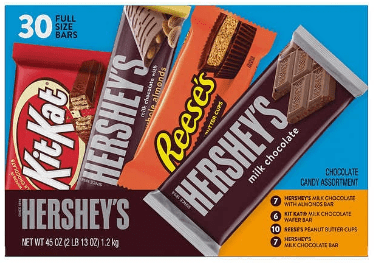 Paquete de 30 chocolates variados Hershey’s