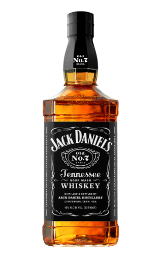 Botella de 750ml de Whiskey americano Jack Daniel's