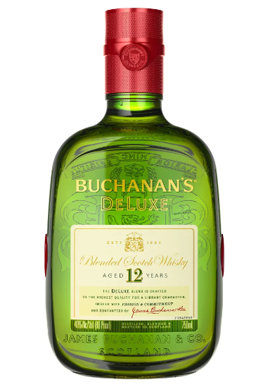 Botella de 750ml de Whiskey exclusivo Buchanan's