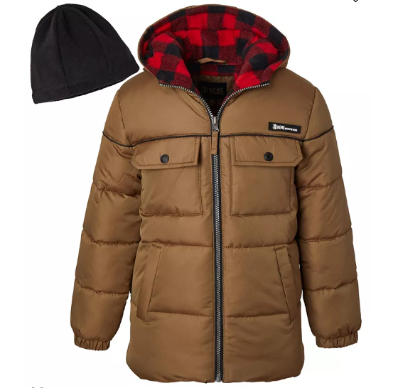 chaqueta para niños de invierno